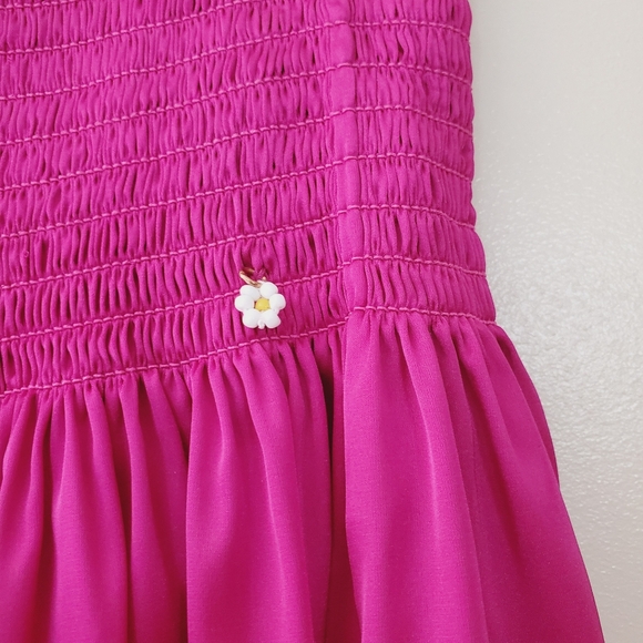 Natural Life Satin Daisy Wide Leg Shorts - Picture 8 of 14